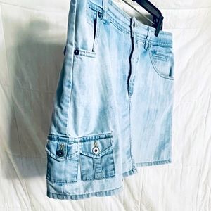 Vintage Gloria Vanderbilt Denim Skort, Women’s Size 14